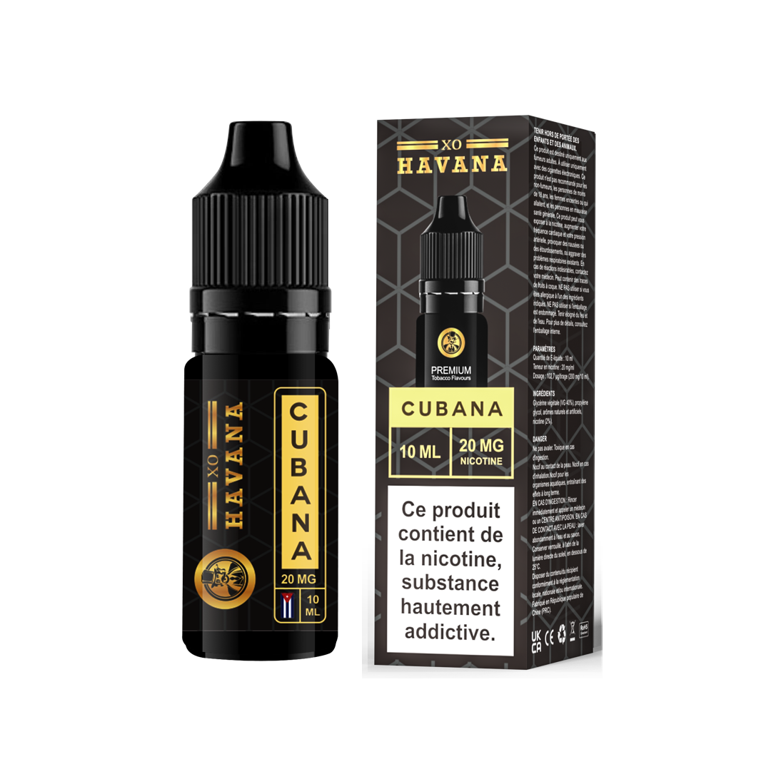 CUBANA - E-Liquid XO HAVANA FRANCE