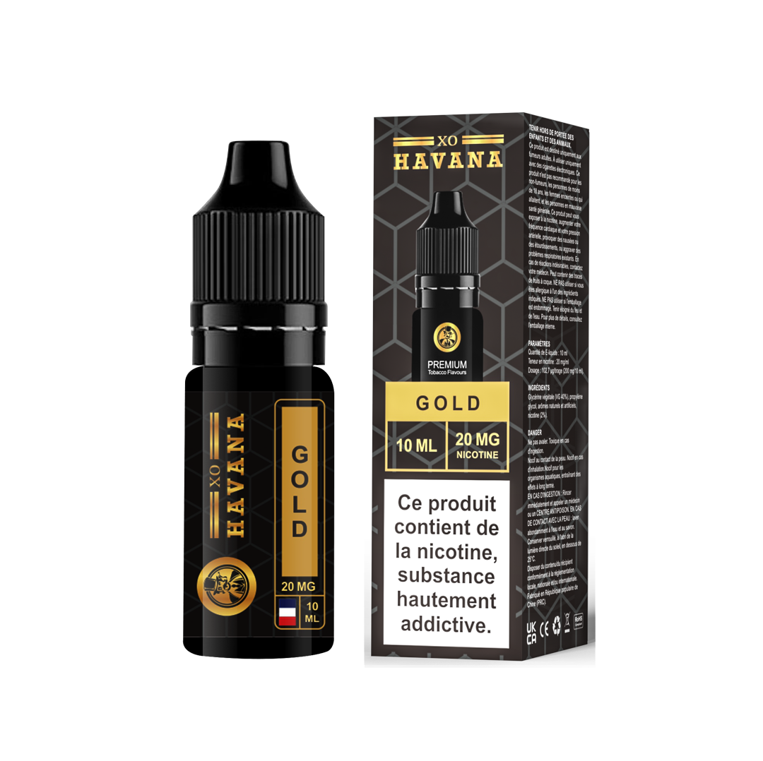 E-Liquid GOLD XO HAVANA CIGAR VAPE