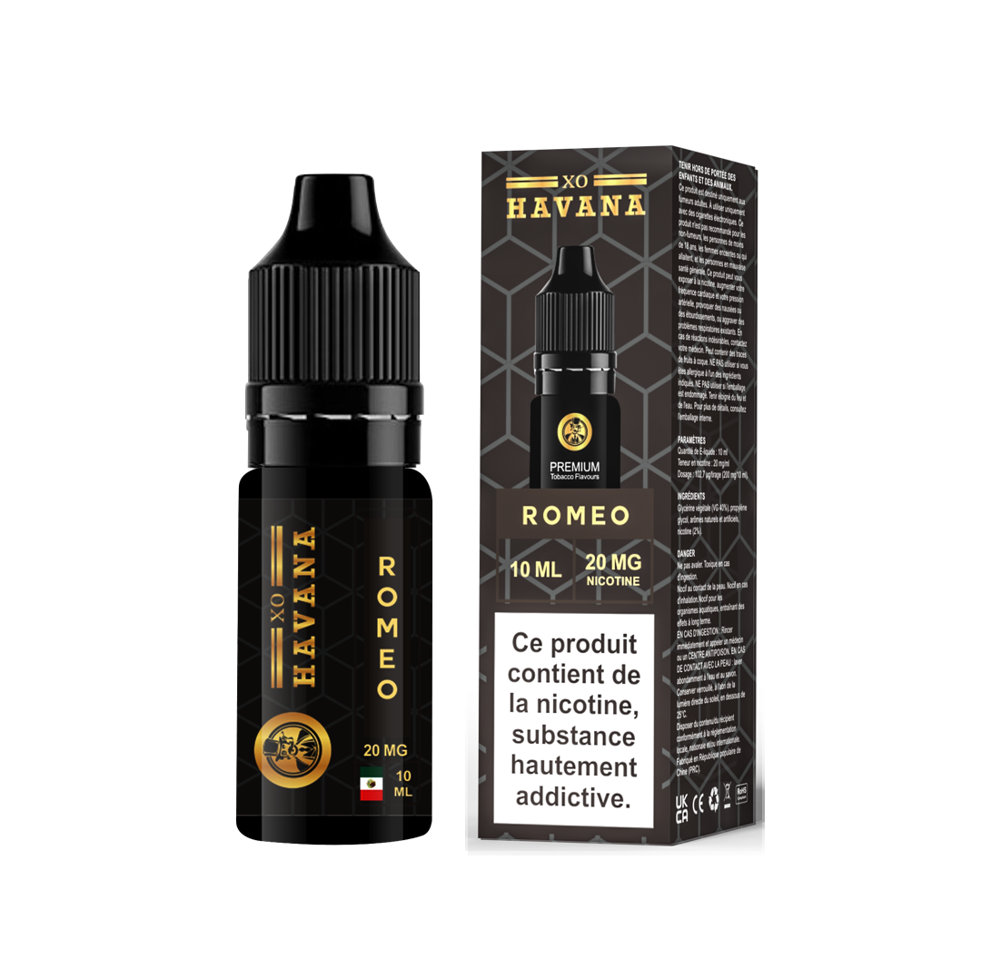 E-Liquid ROMEO XO HAVANA CIGAR VAPE